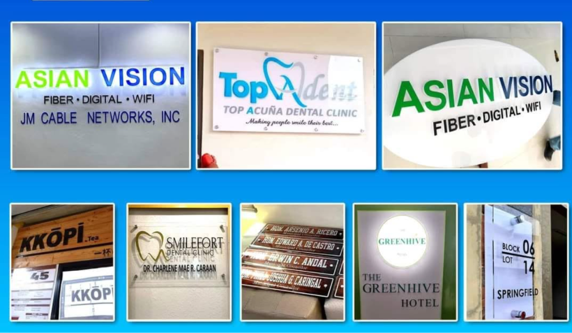 Acrylic Signage